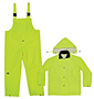 CLC Rain Gear 3 Piece Fluorescent Yellow Rainsuit 0.25 mm CLC Rain Gear 3 Piece Fluorescent Yellow Rainsuit 0.25 mm