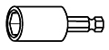 5/16" Hex Socket/1/4" Hex Drive Socket/1/4" Hex Socket